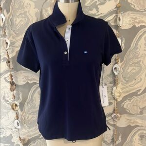 Women's Navy Polo Shirt